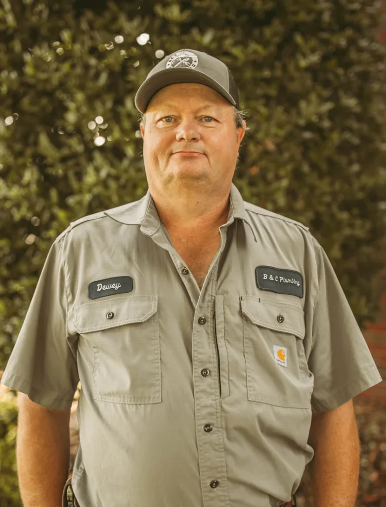 Dewey Lee Driver, trusted plumbing professional at B&C Plumbing in North Alabama
